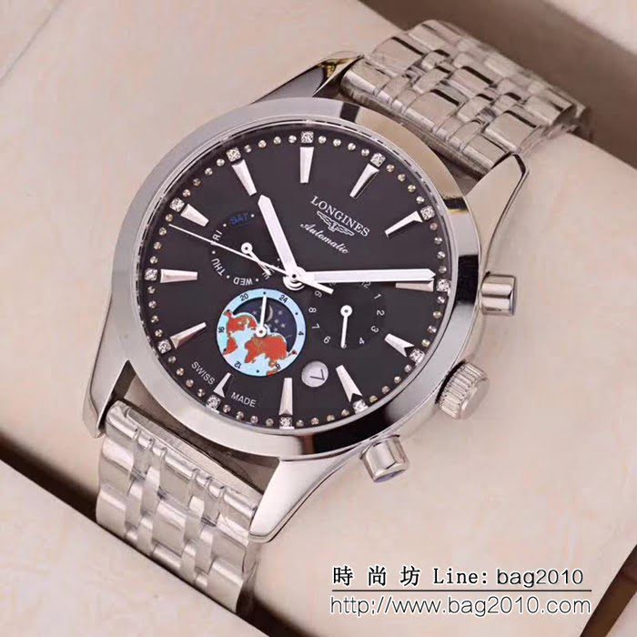 LONGINES浪琴 多功能新款 精品男士腕表 WSS0022